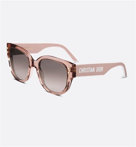 christian dior sonnenbrille pink|DiorPacific B2I Transparent Pink Butterfly Sunglasses .